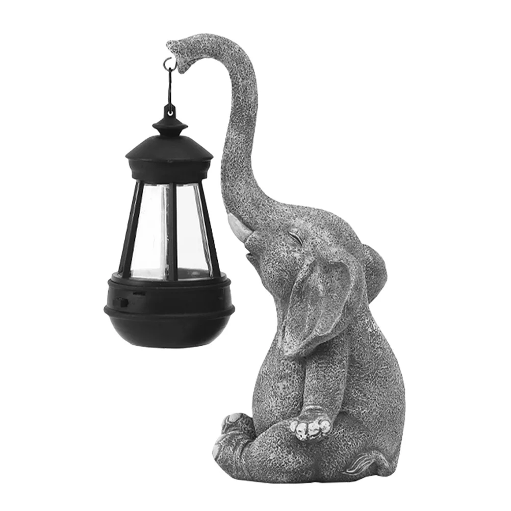 Solar Powered Elephant Statue Outdoor Resin Garden Decoration Lawn For Yard Patio Balcony Solar Lights
Solar Powered Elephant Statue Outdoor Resin Garden Decoration Lawn For Yard Patio Balcony Solar Lights