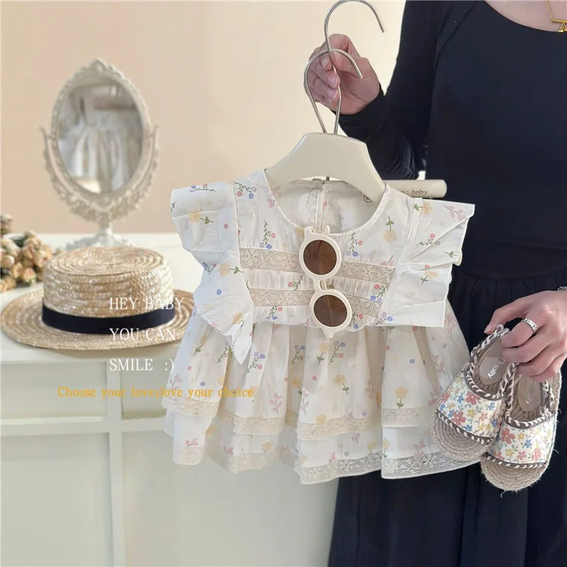 Floral Print Skirt Set For Girls Flying Sleeve Loose Shirt+High Waist Skirt Shorts Two Pieces Children Summer Clothing Suits
Floral Print Skirt Set For Girls Flying Sleeve Loose Shirt+High Waist Skirt Shorts Two Pieces Children Summer Clothing Suits
