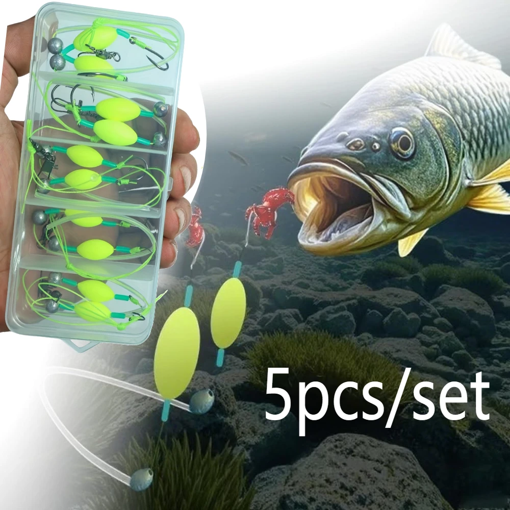 5 Hooks Fishing Hair Rigs Hook Iseni hook barb Carp Fishing Hook Ready-to-Use Size 4#-6 #8#10#-12# Carp Rigs Fishing F3251-LJX
5 Hooks Fishing Hair Rigs Hook Iseni hook barb Carp Fishing Hook Ready-to-Use Size 4#-6 #8#10#-12# Carp Rigs Fishing F3251-LJX