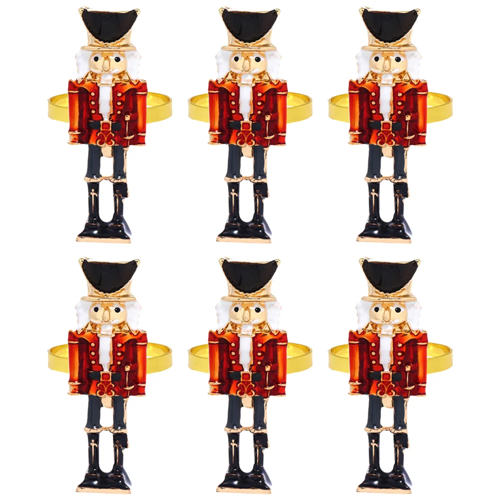 6 Pcs Walnut Soldier Napkin Buttons Holiday Party Decoration 6pcs Home Restaurant Buckle Rings Metal Adornment Father Cutlery
6 Pcs Walnut Soldier Napkin Buttons Holiday Party Decoration 6pcs Home Restaurant Buckle Rings Metal Adornment Father Cutlery