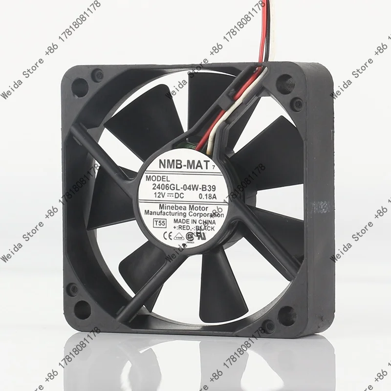 cooling fan Original NMB 6015 60X60X15MM 6CM Signal detection inverter three wire 2406GL-04W-B39 DC 12V 0.18A
cooling fan Original NMB 6015 60X60X15MM 6CM Signal detection inverter three wire 2406GL-04W-B39 DC 12V 0.18A