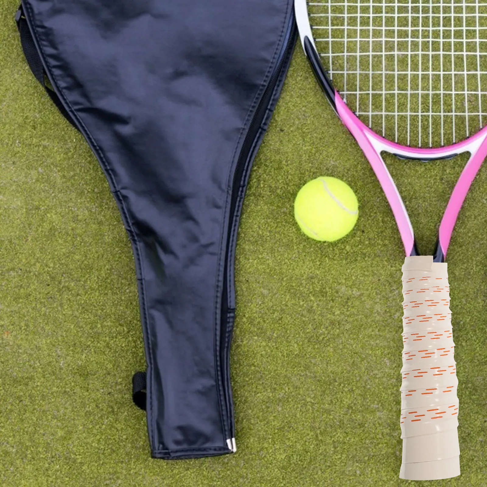 2Pcs Anti-Slip PU Grip Tape Elastic Racket Handle Wrap Sweat-Absorbing Tape for Tennis Badminton Bat Badminton Grip
2Pcs Anti-Slip PU Grip Tape Elastic Racket Handle Wrap Sweat-Absorbing Tape for Tennis Badminton Bat Badminton Grip