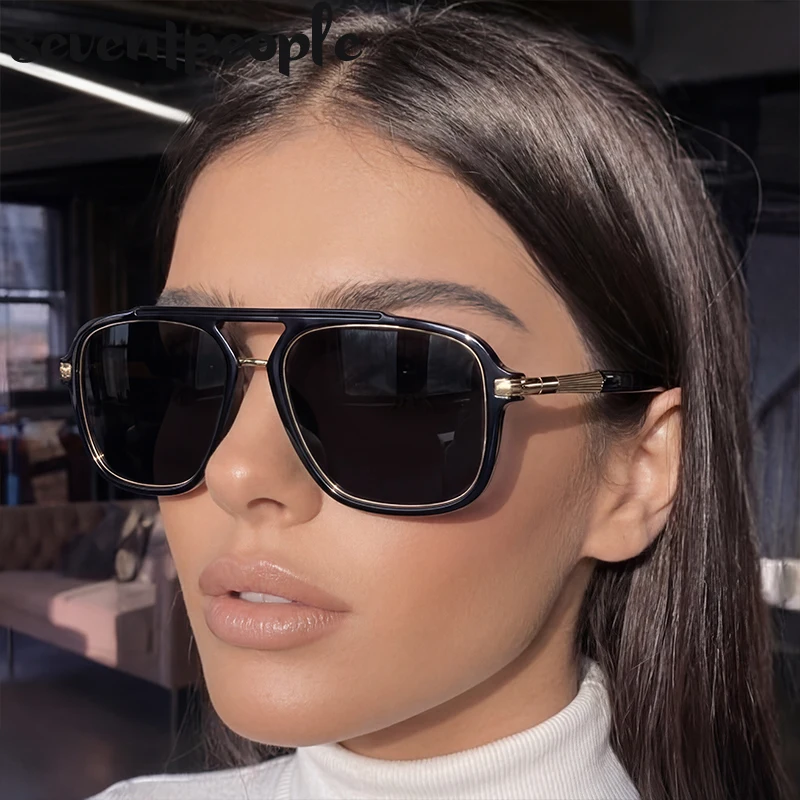 Oversized Polarized Square Sunglasses Women Big Frame 2026 Luxury Designer Metal Double Bridge Sun Glasses Vintage Driving Shade
Oversized Polarized Square Sunglasses Women Big Frame 2026 Luxury Designer Metal Double Bridge Sun Glasses Vintage Driving Shade
