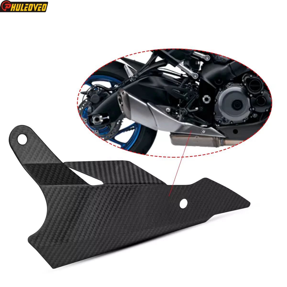 For Suzuki Katana 2019-2024 GSX-S1000F GSX-1000 2015-2024 GSX-S1000GT GSX-S950 2021-2024 Real Carbon Motorcycle Exhaust Cover
For Suzuki Katana 2019-2024 GSX-S1000F GSX-1000 2015-2024 GSX-S1000GT GSX-S950 2021-2024 Real Carbon Motorcycle Exhaust Cover