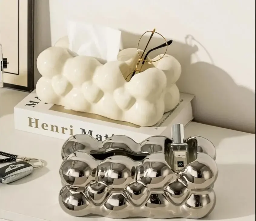 Multifunctional Ceramic Tissue Box Nordic Living Room Desktop Remote Control Key Jewelry Storage Box Home Decor Art Tissue Box
Multifunctional Ceramic Tissue Box Nordic Living Room Desktop Remote Control Key Jewelry Storage Box Home Decor Art Tissue Box