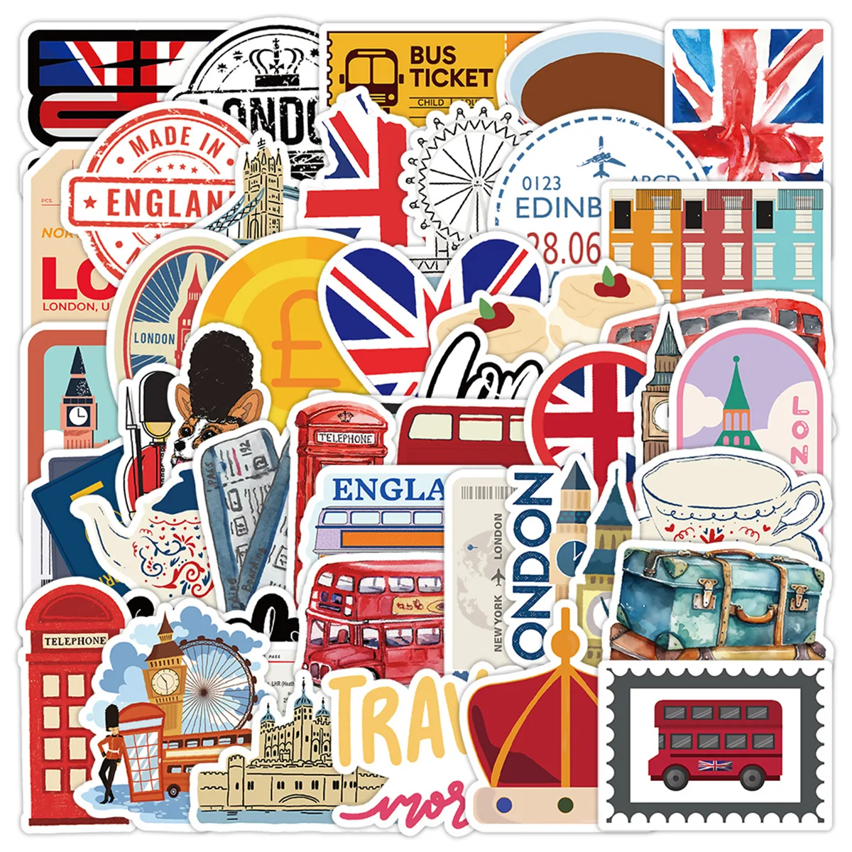 10/30/50PCS London Graffiti Stickers Originality Cartoon Sticker DIY Toy Scrapbook Luggage Laptop Guitar Bike Skateboard Decals
10/30/50PCS London Graffiti Stickers Originality Cartoon Sticker DIY Toy Scrapbook Luggage Laptop Guitar Bike Skateboard Decals
