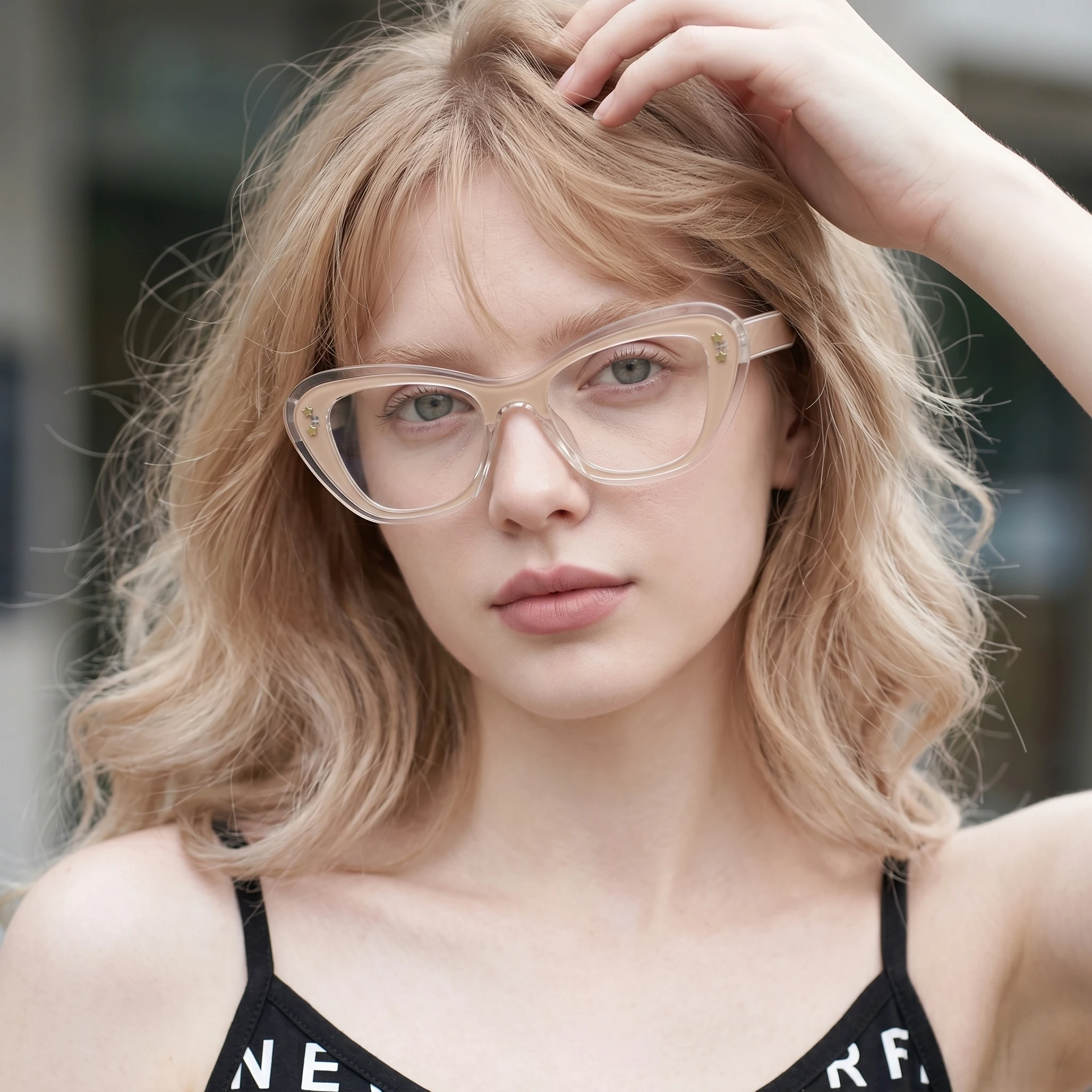 Retro Cat Eye Glasses for Women Star Rivet TR90 Clear Lens Lightweight Fashion Frames 2025
Retro Cat Eye Glasses for Women Star Rivet TR90 Clear Lens Lightweight Fashion Frames 2025