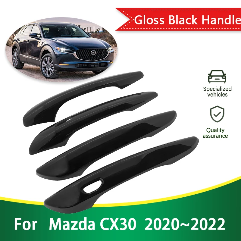 Fit for Mazda CX30 CX 30 CX-30 2020 2021 2022 Gloss Black Door Outer Handle Cover Creative Stickers Trim Car Accessories Gadget
Fit for Mazda CX30 CX 30 CX-30 2020 2021 2022 Gloss Black Door Outer Handle Cover Creative Stickers Trim Car Accessories Gadget