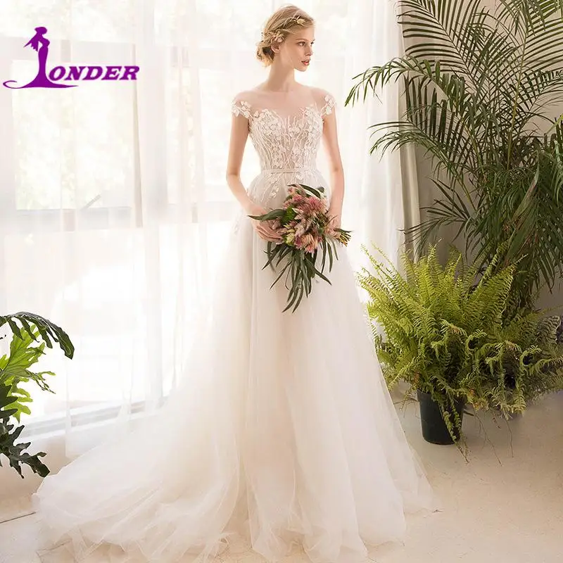 Sexy Illusion Backless Light Wedding Dresses Classic A-line Off The Shoulder Vestidos Novias Boda Flower Elegant Brides Veil
Sexy Illusion Backless Light Wedding Dresses Classic A-line Off The Shoulder Vestidos Novias Boda Flower Elegant Brides Veil