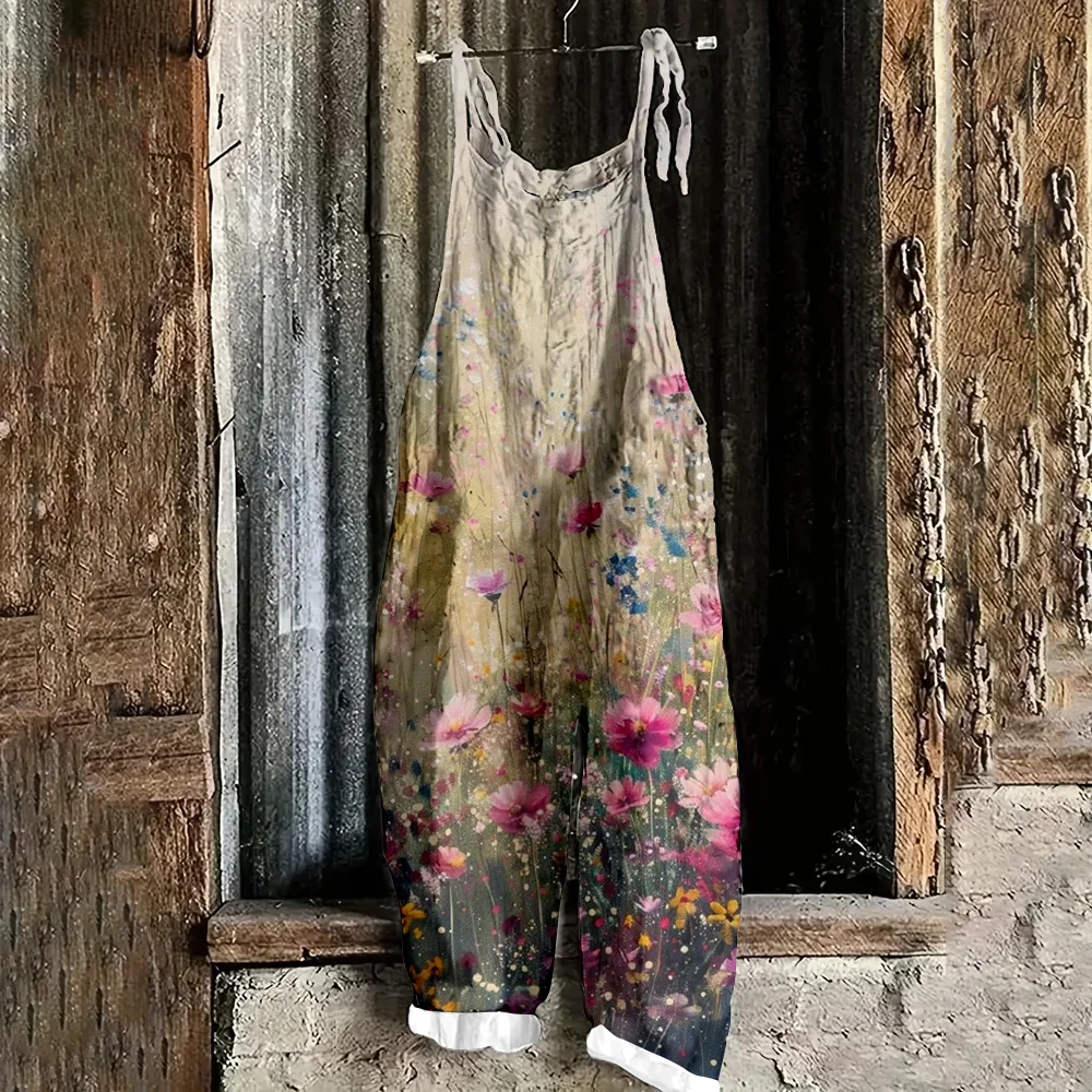 2025 Women's Adjustable Halter Romper Floral Print Boho Chic Outdoor Vacation Casual Sexy Summer Chic Clothing Comfort
2025 Women's Adjustable Halter Romper Floral Print Boho Chic Outdoor Vacation Casual Sexy Summer Chic Clothing Comfort