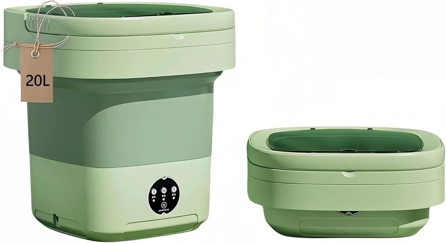 Portable Mini Washer 20L Foldable for Baby Clothes
Portable Mini Washer 20L Foldable for Baby Clothes