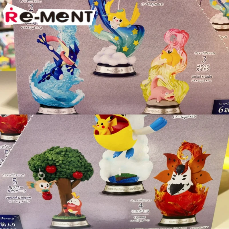 Подлинная фигурка Pokemon Re-Ment, коллекция Swing Vignette 3, Jirachi Greninja Slowpoke Volcarona Fuecoco Pikachu, аниме-модель, игрушки
Подлинная фигурка Pokemon Re-Ment, коллекция Swing Vignette 3, Jirachi Greninja Slowpoke Volcarona Fuecoco Pikachu, аниме-модель, игрушки