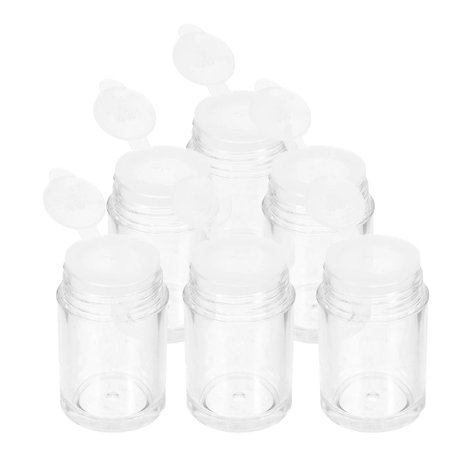 6Pcs Loose Powder Bottles Durable Plastic Flip-Lid Airtight Containers for DIY Makeup Powder Storage and Use
6Pcs Loose Powder Bottles Durable Plastic Flip-Lid Airtight Containers for DIY Makeup Powder Storage and Use