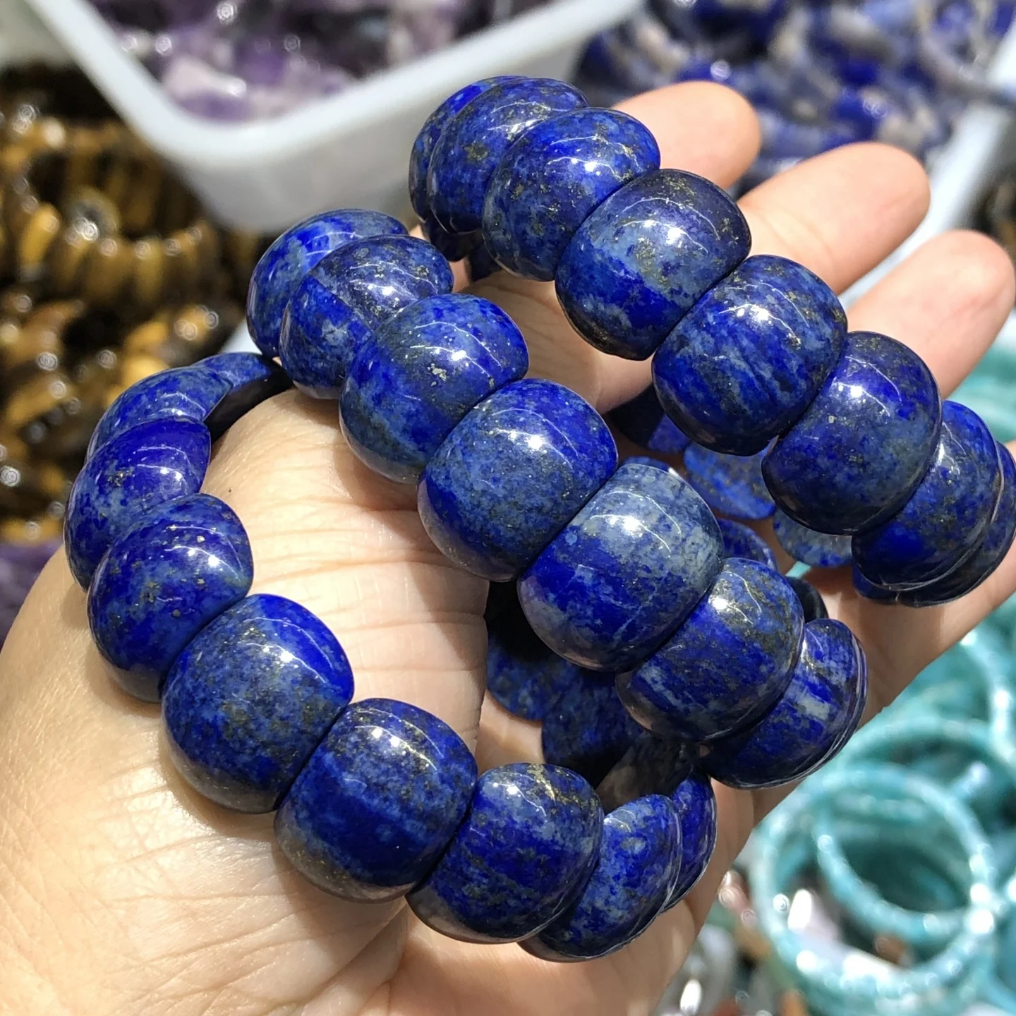 1 Pc Fengbaowu Natural Lapis Lazuli Bracelet 12x18MM Oval Beads Crystal Reiki Healing Stone Fashion Jewelry Gift For Women Men
1 Pc Fengbaowu Natural Lapis Lazuli Bracelet 12x18MM Oval Beads Crystal Reiki Healing Stone Fashion Jewelry Gift For Women Men
