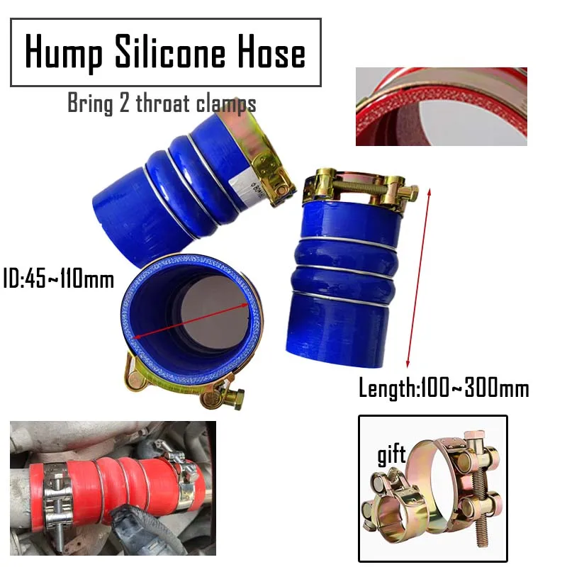Car Hump Silicone Hose Send 2 Clamps Hump Intercooler Silicone Hose Engine intake Outlet Hose Turbocharger Connection Pipe
Car Hump Silicone Hose Send 2 Clamps Hump Intercooler Silicone Hose Engine intake Outlet Hose Turbocharger Connection Pipe