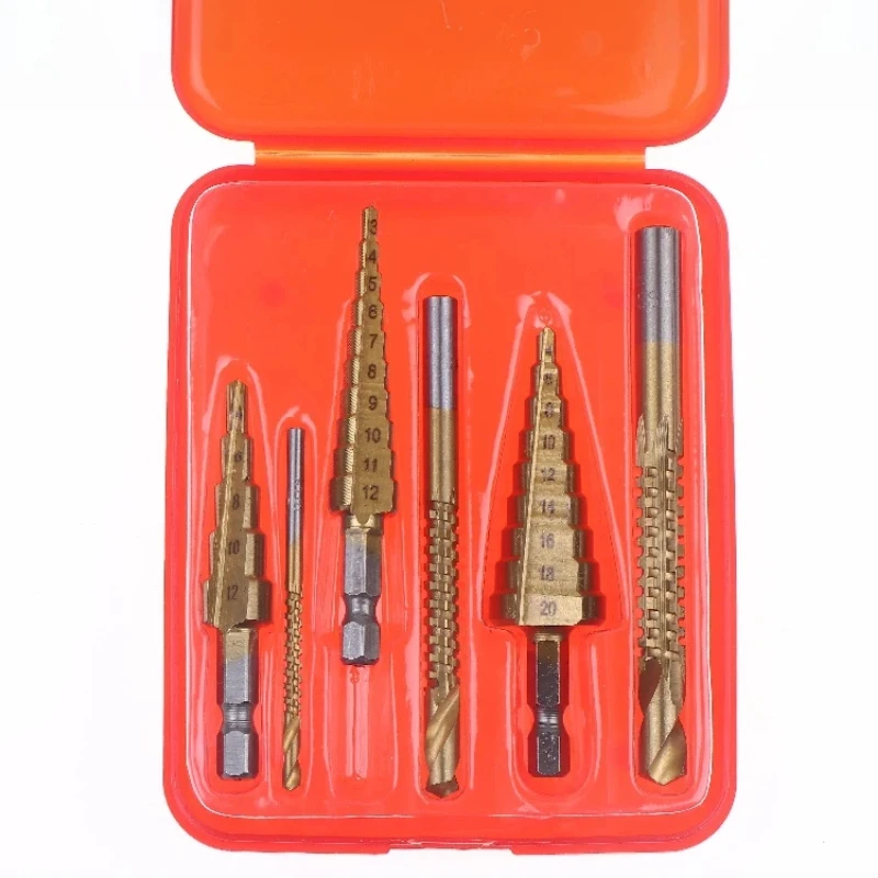 6pcs Titanium Drill Bits Set, 3-12mm for Metal Wood, Hard Steel Twist Bits, Corrosion Resistant, Precision Hole Enlarging Tools
6pcs Titanium Drill Bits Set, 3-12mm for Metal Wood, Hard Steel Twist Bits, Corrosion Resistant, Precision Hole Enlarging Tools