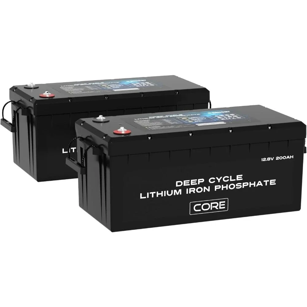 12V 200Ah Lithium LiFePO4 Deep Cycle Battery, 5000+Deep Cycles, 200A BMS, Backup Power for Trolling motor, Cabin,Marine
12V 200Ah Lithium LiFePO4 Deep Cycle Battery, 5000+Deep Cycles, 200A BMS, Backup Power for Trolling motor, Cabin,Marine
