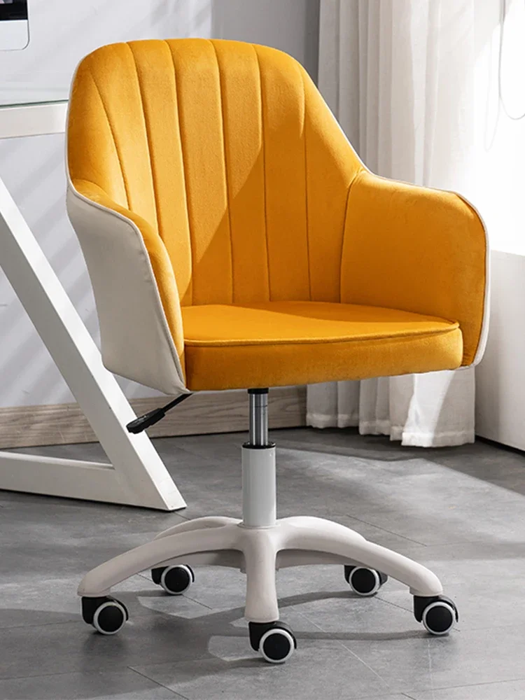 Office Chairs Computer Gamer Chair Home Living Room Dining Stool Bedroom Dressing Seat Nordic Lifting Rotary Chair With Backrest
Office Chairs Computer Gamer Chair Home Living Room Dining Stool Bedroom Dressing Seat Nordic Lifting Rotary Chair With Backrest