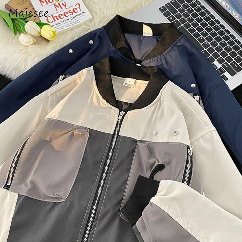 Jackets for Men Fashion Advanced Multi Pockets Zipper Spring Autumn Baseball Collar Teenagers American Style High Street Baggy
Jackets for Men Fashion Advanced Multi Pockets Zipper Spring Autumn Baseball Collar Teenagers American Style High Street Baggy