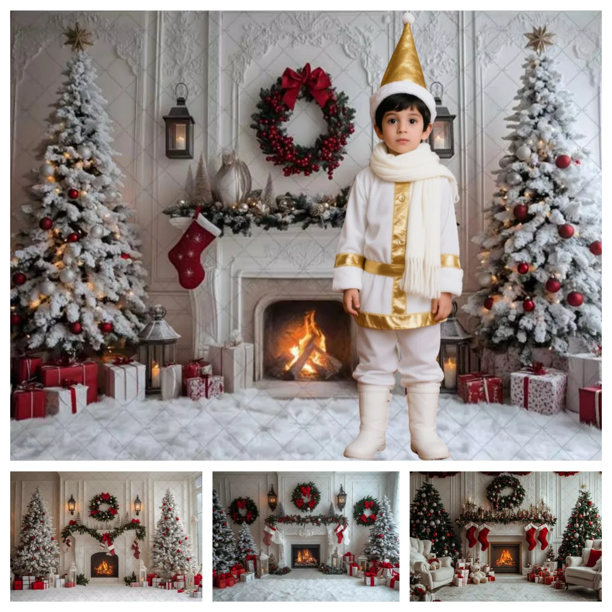 Christmas Backdrops Kids Family Photocall Decor Christmas Fireplace Xmas Tree Wreath Photography Background Photo Studio
Christmas Backdrops Kids Family Photocall Decor Christmas Fireplace Xmas Tree Wreath Photography Background Photo Studio