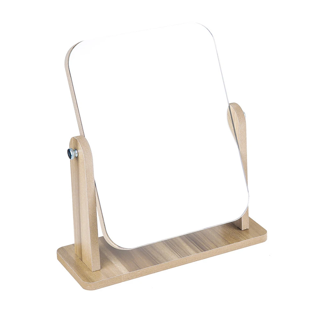1pc Bamboo Vanity Makeup Mirror Daily Use Desk Stereo Rectangular Wooden Frame Glass Bedroom Bathroom Tabletop
1pc Bamboo Vanity Makeup Mirror Daily Use Desk Stereo Rectangular Wooden Frame Glass Bedroom Bathroom Tabletop