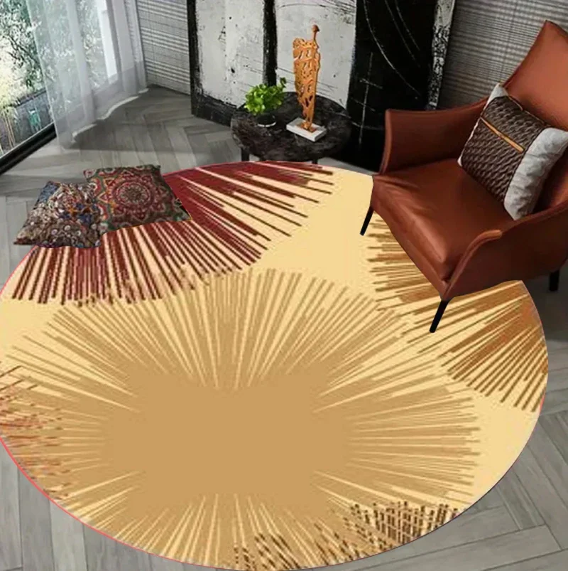 Geometric Sunburst Round Rug Modern Abstract Carpet Soft Plush Living Room Bedroom Decorative Area Mat
Geometric Sunburst Round Rug Modern Abstract Carpet Soft Plush Living Room Bedroom Decorative Area Mat