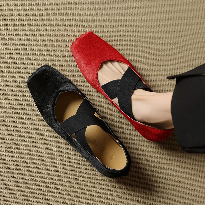 2025 new spring autumn women pumps natural leather 22-24.5cm horsehair+sheepskin+pigskin square toe women shoes Mary Jane shoes
2025 new spring autumn women pumps natural leather 22-24.5cm horsehair+sheepskin+pigskin square toe women shoes Mary Jane shoes