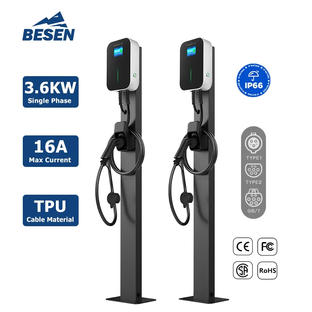 240v 1 Phase 3.6KW OEM EV Charger Station with type 2 charging plug 
240v 1 Phase 3.6KW OEM EV Charger Station with type 2 charging plug