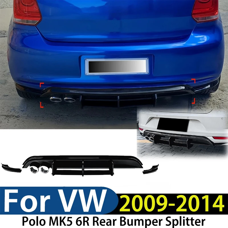 For VW Polo MK5 6R 2009 2010 2011 2012 2013 2014 Rear Bumper Splitter Diffuser Pre-Facelift Cover Protect Modification Exterior
For VW Polo MK5 6R 2009 2010 2011 2012 2013 2014 Rear Bumper Splitter Diffuser Pre-Facelift Cover Protect Modification Exterior