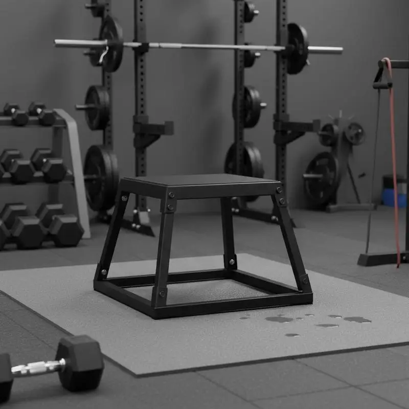 Steel Jumping Platform 12 Inch For Home Gym Training, Strength Conditioning, Agility Exercise, Heavy Duty Metal Construction Reinforced Frame Rubber Top Surface Black
Steel Jumping Platform 12 Inch For Home Gym Training, Strength Conditioning, Agility Exercise, Heavy Duty Metal Construction Reinforced Frame Rubber Top Surface Black