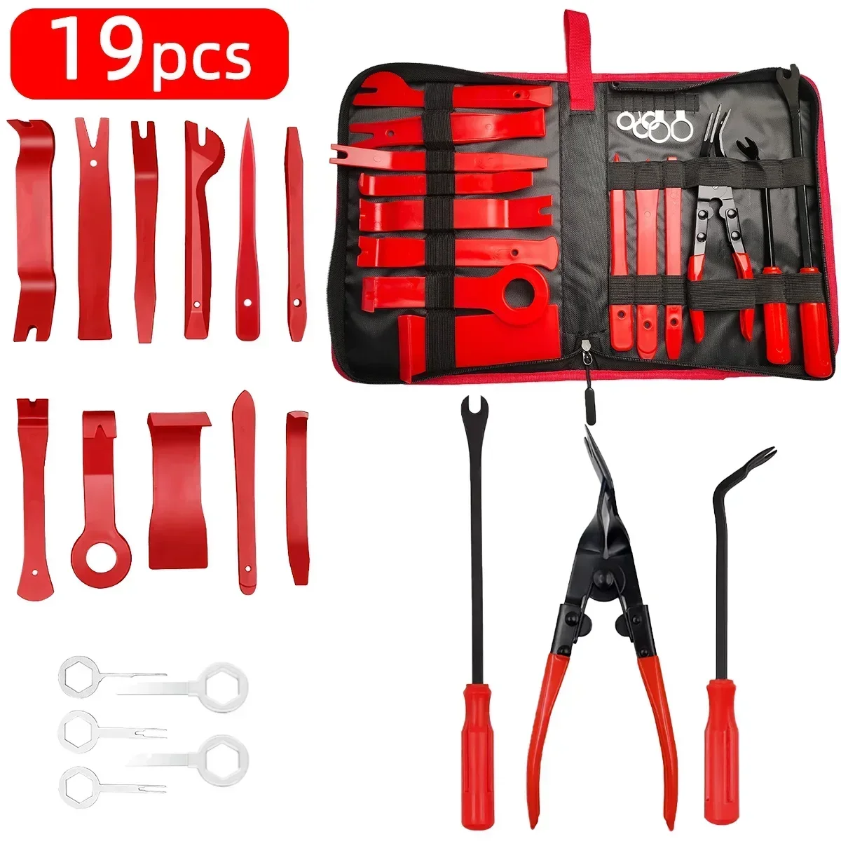 Car Pry Removal Tool Car Audio Repair Tool Car Clip Rivet Fastener Door Panel Trim Removal Tool Auto Interior Disassembly Tools
Car Pry Removal Tool Car Audio Repair Tool Car Clip Rivet Fastener Door Panel Trim Removal Tool Auto Interior Disassembly Tools