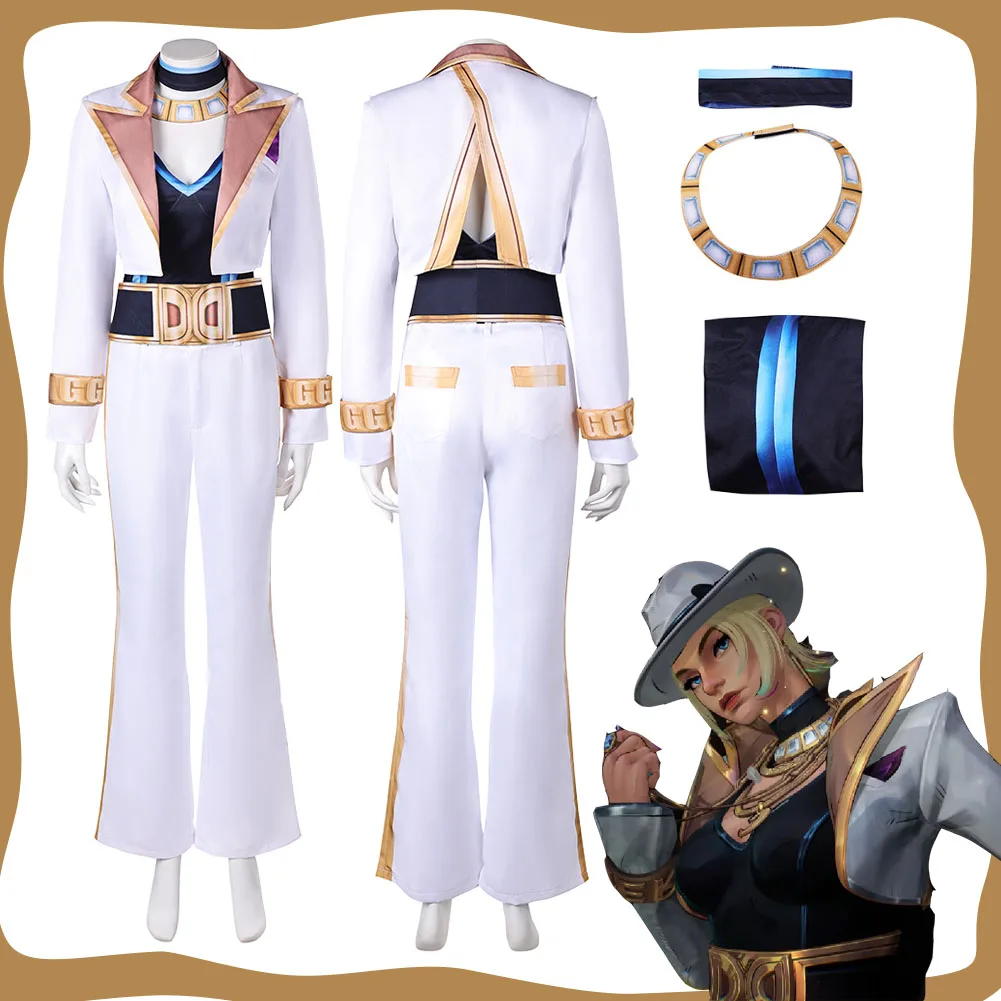 Game Rivals Dagger Cosplay Men Fantasy White Suit Costume Roleplay Clothes for Male Men Disguise Halloween Carnival Party Suit
Game Rivals Dagger Cosplay Men Fantasy White Suit Costume Roleplay Clothes for Male Men Disguise Halloween Carnival Party Suit