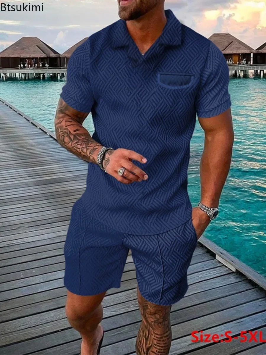 Men's 3D Print Sportswear Sets Short Sleeve Zip Polo Shirt+Shorts Sets Men's Beach Casual 2 Piece Summer Shorts Sets Male 5XL
Men's 3D Print Sportswear Sets Short Sleeve Zip Polo Shirt+Shorts Sets Men's Beach Casual 2 Piece Summer Shorts Sets Male 5XL
