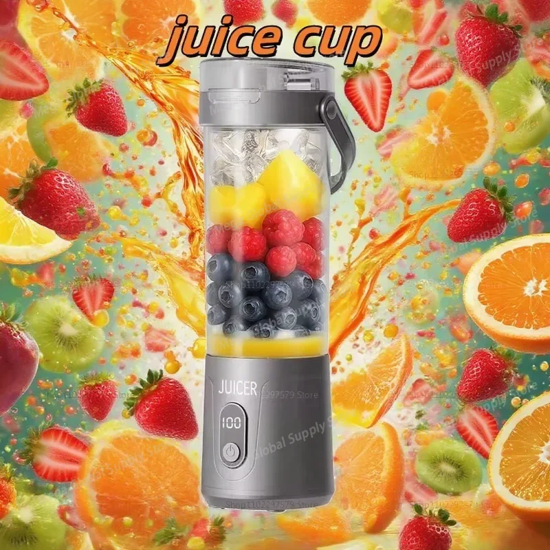 Portable Blender 600ML USB Rechargeable Electric Juicer Fruit Mixer Machine For Smoothies Personal Juicer Machine Outdoor Travel
Portable Blender 600ML USB Rechargeable Electric Juicer Fruit Mixer Machine For Smoothies Personal Juicer Machine Outdoor Travel