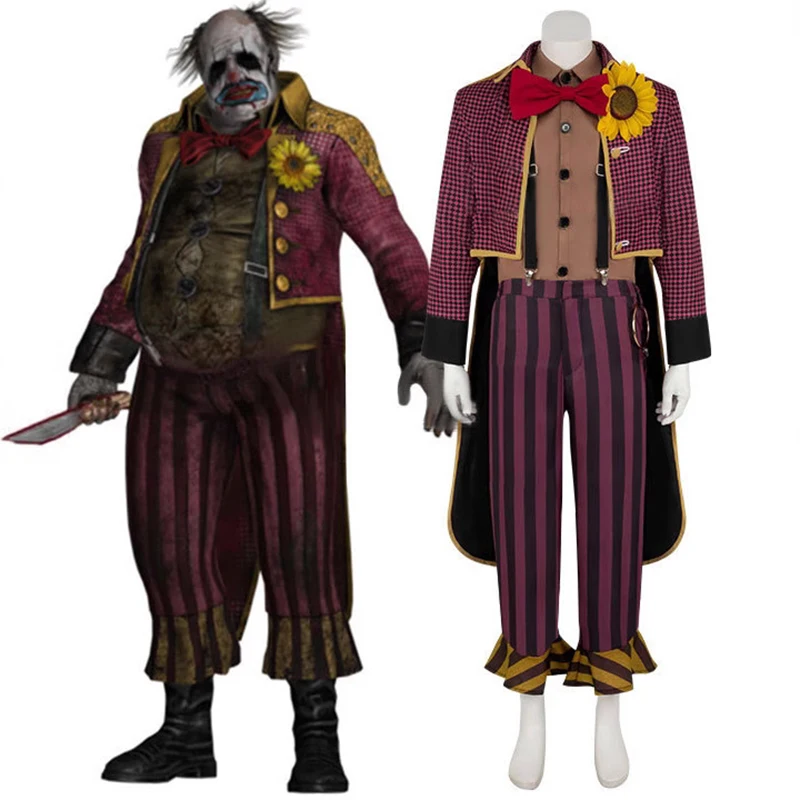 Костюмы для косплея THE CLOWN, игра Dead Daylight, униформа для ролевых игр, карнавальный наряд на Хэллоуин для мужчин
Костюмы для косплея THE CLOWN, игра Dead Daylight, униформа для ролевых игр, карнавальный наряд на Хэллоуин для мужчин