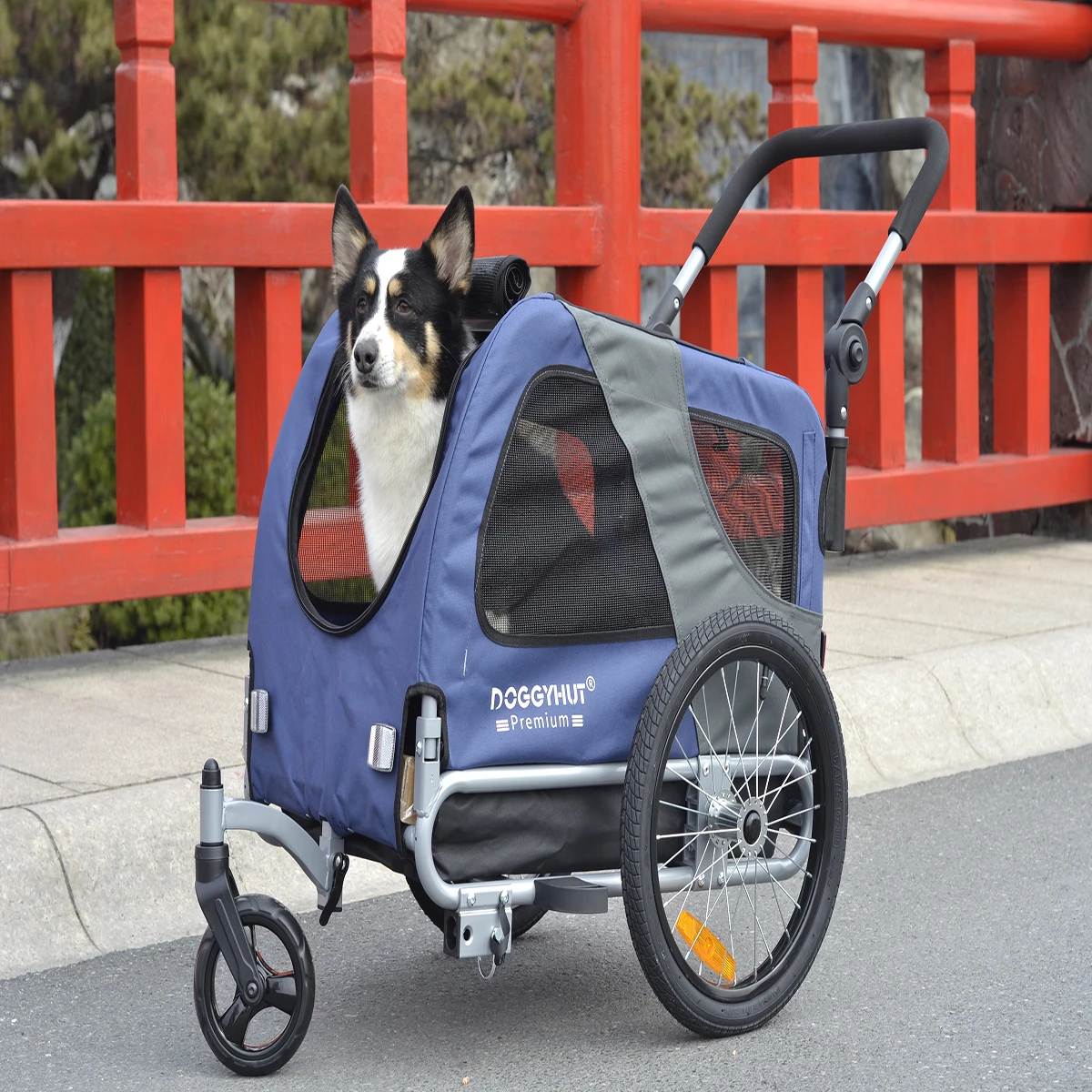 Doggyhut Bike Pet Trailer, For Small And Large Dogs, Folding Frame Carrier, Quick Release Wheels, Universal Bicycle Couple
Doggyhut Bike Pet Trailer, For Small And Large Dogs, Folding Frame Carrier, Quick Release Wheels, Universal Bicycle Couple
