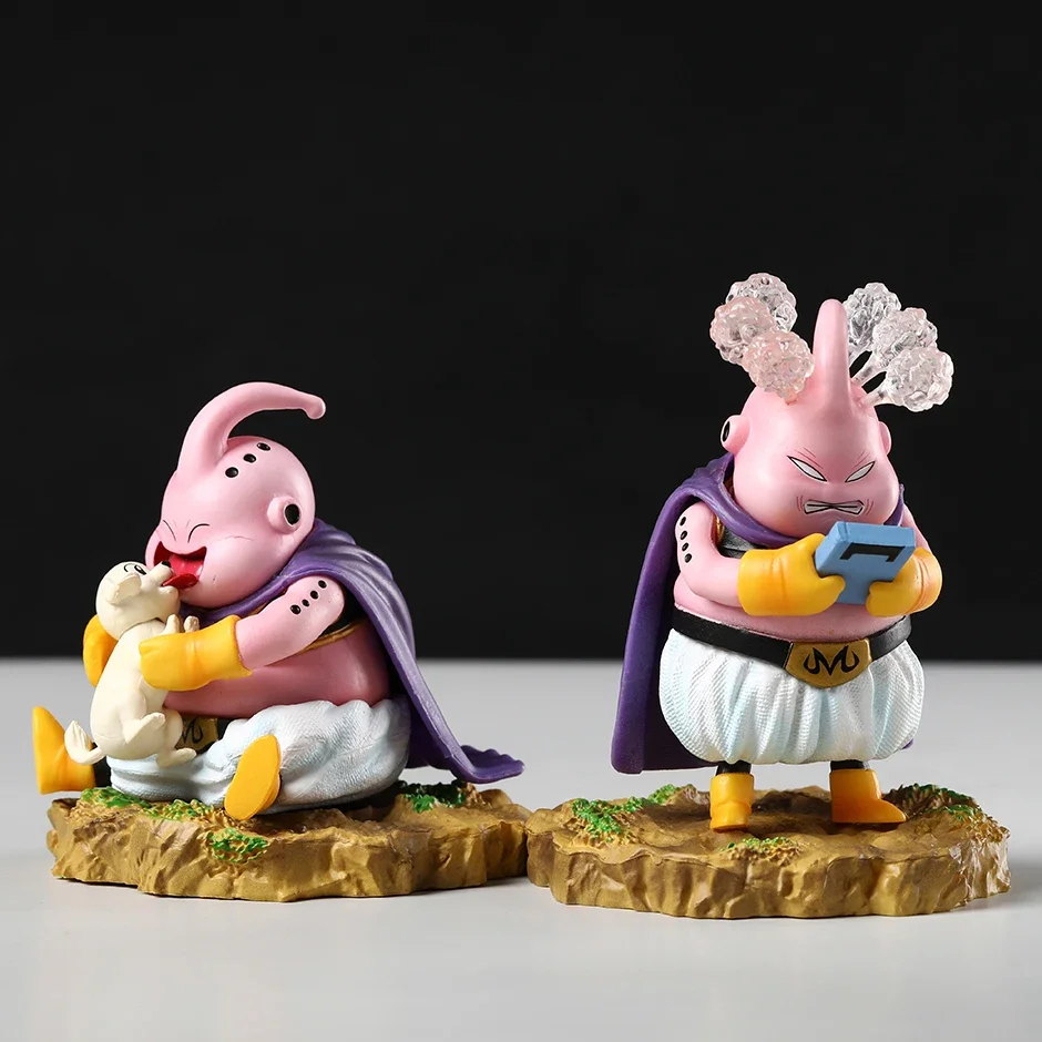 10cm Dragon Ball anime character Buu playing video game. Dog licking Buu PVC Action Figure Figurine Model Collection Decoration
10cm Dragon Ball anime character Buu playing video game. Dog licking Buu PVC Action Figure Figurine Model Collection Decoration