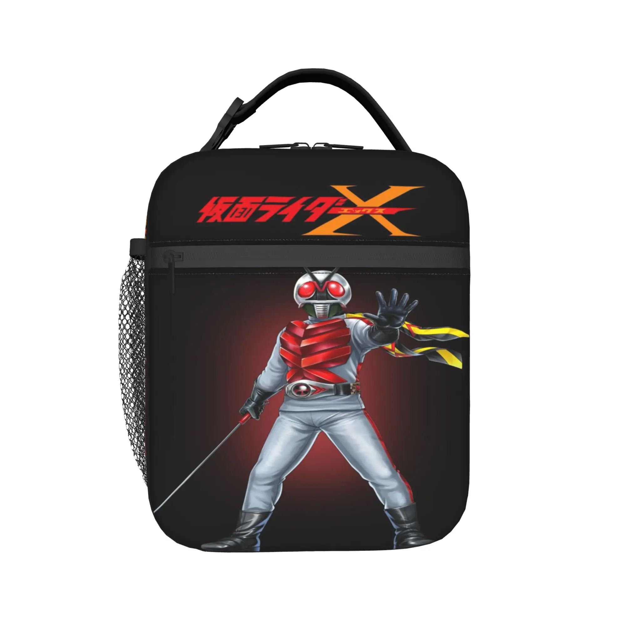 Custom Kamen Riders Lunch Bag Women Cooler Thermal Insulated Lunch Box for School
Custom Kamen Riders Lunch Bag Women Cooler Thermal Insulated Lunch Box for School