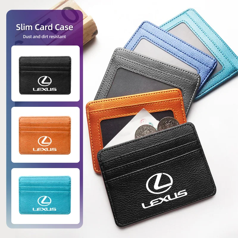 Car Styling Card Case Thin Coin Purse Driver's License Ticket Holder For Lexus UX250h RX450h CT200h RX400h NX300h RX350 RX300 GX
Car Styling Card Case Thin Coin Purse Driver's License Ticket Holder For Lexus UX250h RX450h CT200h RX400h NX300h RX350 RX300 GX