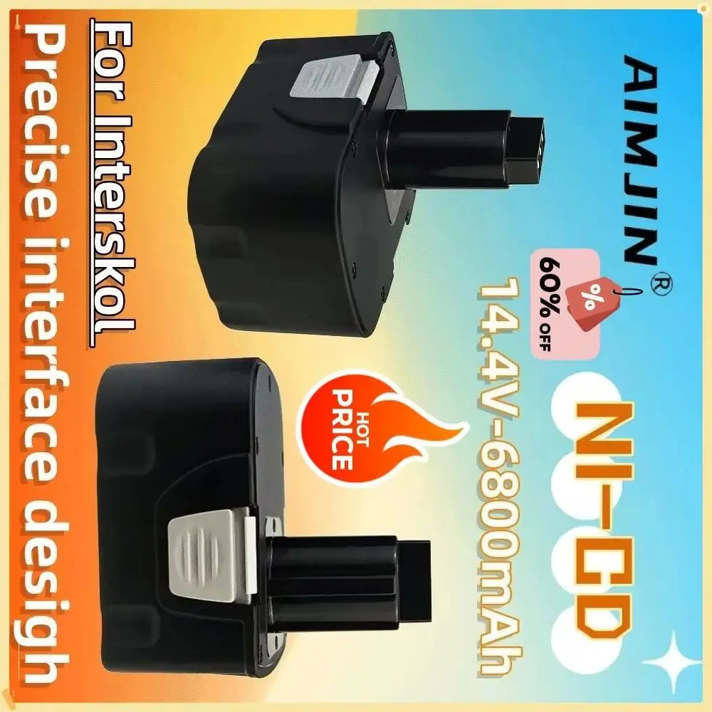 Rechargeable 14.4V for the Power Tool Battery,Suit for Interskol Cordless Drilling Rig 14.4V 6800mAh Battery Replacement
Rechargeable 14.4V for the Power Tool Battery,Suit for Interskol Cordless Drilling Rig 14.4V 6800mAh Battery Replacement