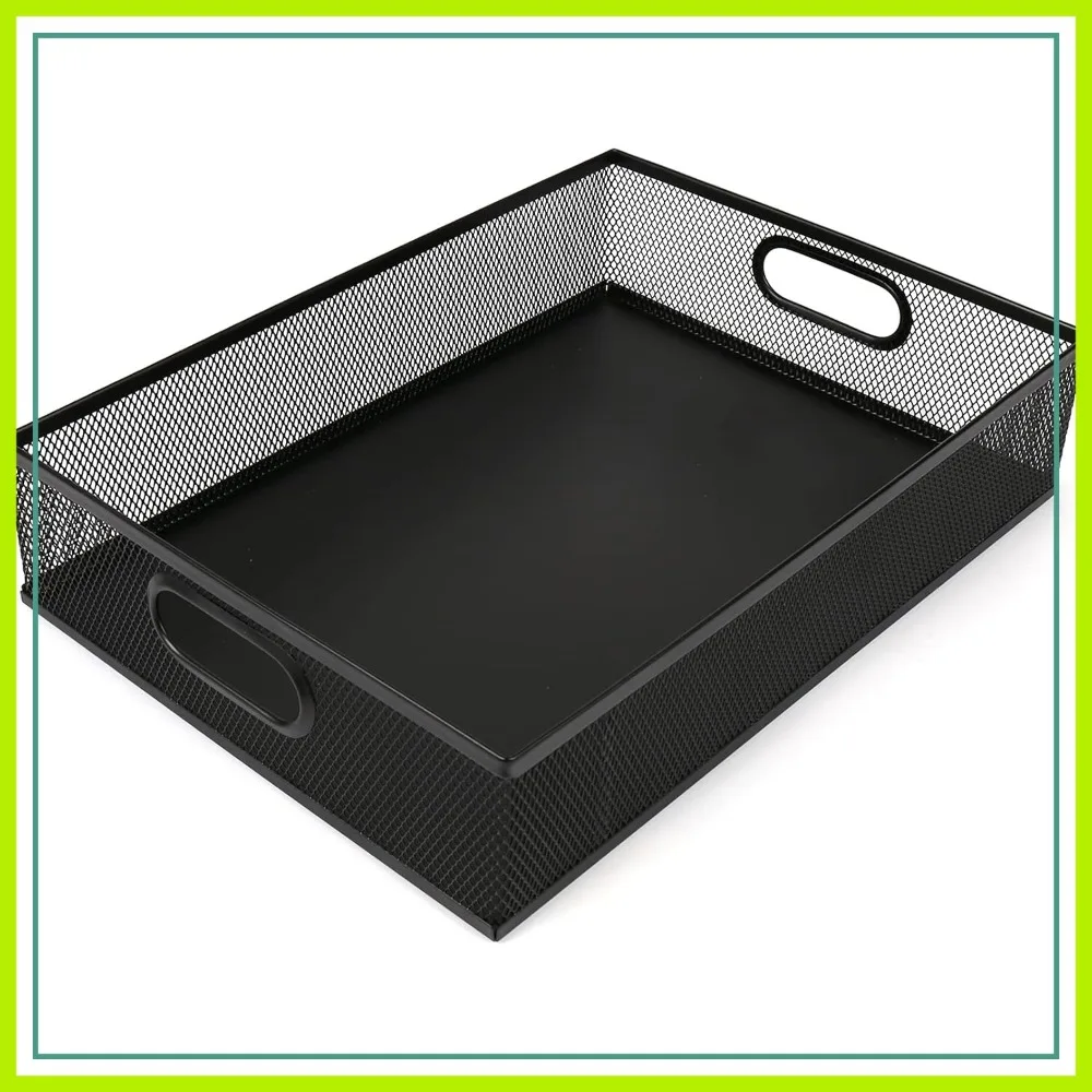 A4 Large Metal Mesh Desk Drawer Organizer Tray, Versatile Storage Box Set for Office Home Supplies, 13x9 Inches
A4 Large Metal Mesh Desk Drawer Organizer Tray, Versatile Storage Box Set for Office Home Supplies, 13x9 Inches