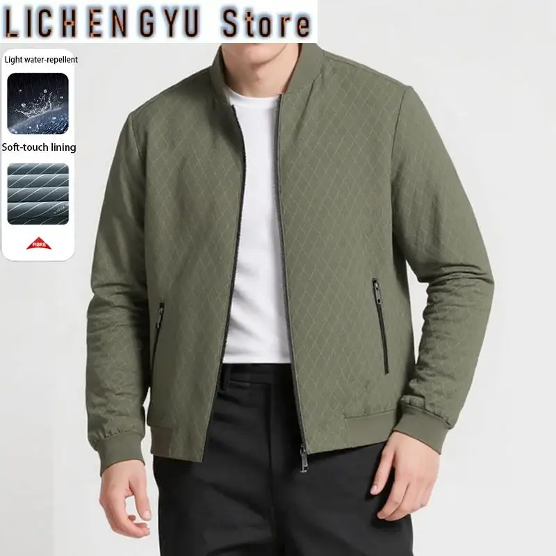 Men's Stand Collar Jacket Slim Fit Breathable Lightweight Fashion Outwear Autumn Winter Solid Casual Business Formal Coats
Men's Stand Collar Jacket Slim Fit Breathable Lightweight Fashion Outwear Autumn Winter Solid Casual Business Formal Coats