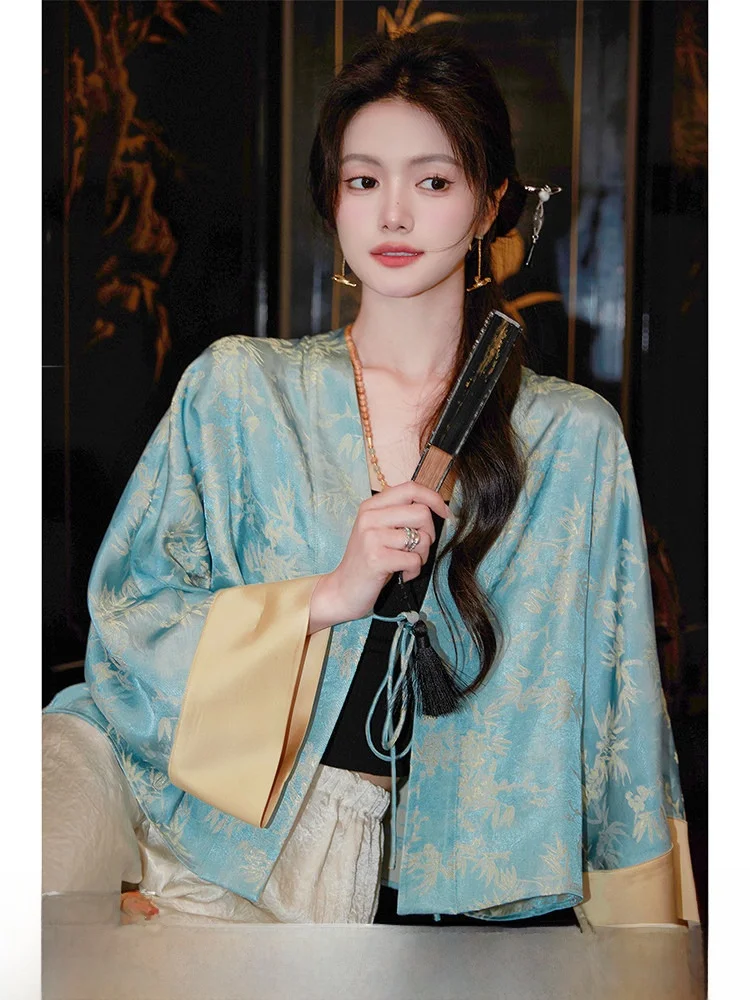 New Chinese Sle ort Sve Silk Tie Dye Acetate Women's irt Design Sense Top Merlot Matures Simple Commute Sle Polyes...
New Chinese Sle ort Sve Silk Tie Dye Acetate Women's irt Design Sense Top Merlot Matures Simple Commute Sle Polyes...