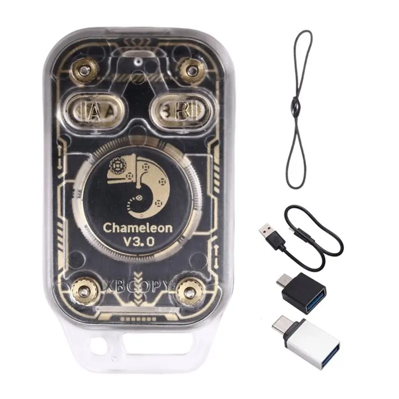 Считыватель смарт-чипов RFID B27B Chameleon V3.0 125 кГц 13,56 МГц, копировщик ID/IC-меток, функции чтения и записи, эмулятор смарт-карт
Считыватель смарт-чипов RFID B27B Chameleon V3.0 125 кГц 13,56 МГц, копировщик ID/IC-меток, функции чтения и записи, эмулятор смарт-карт