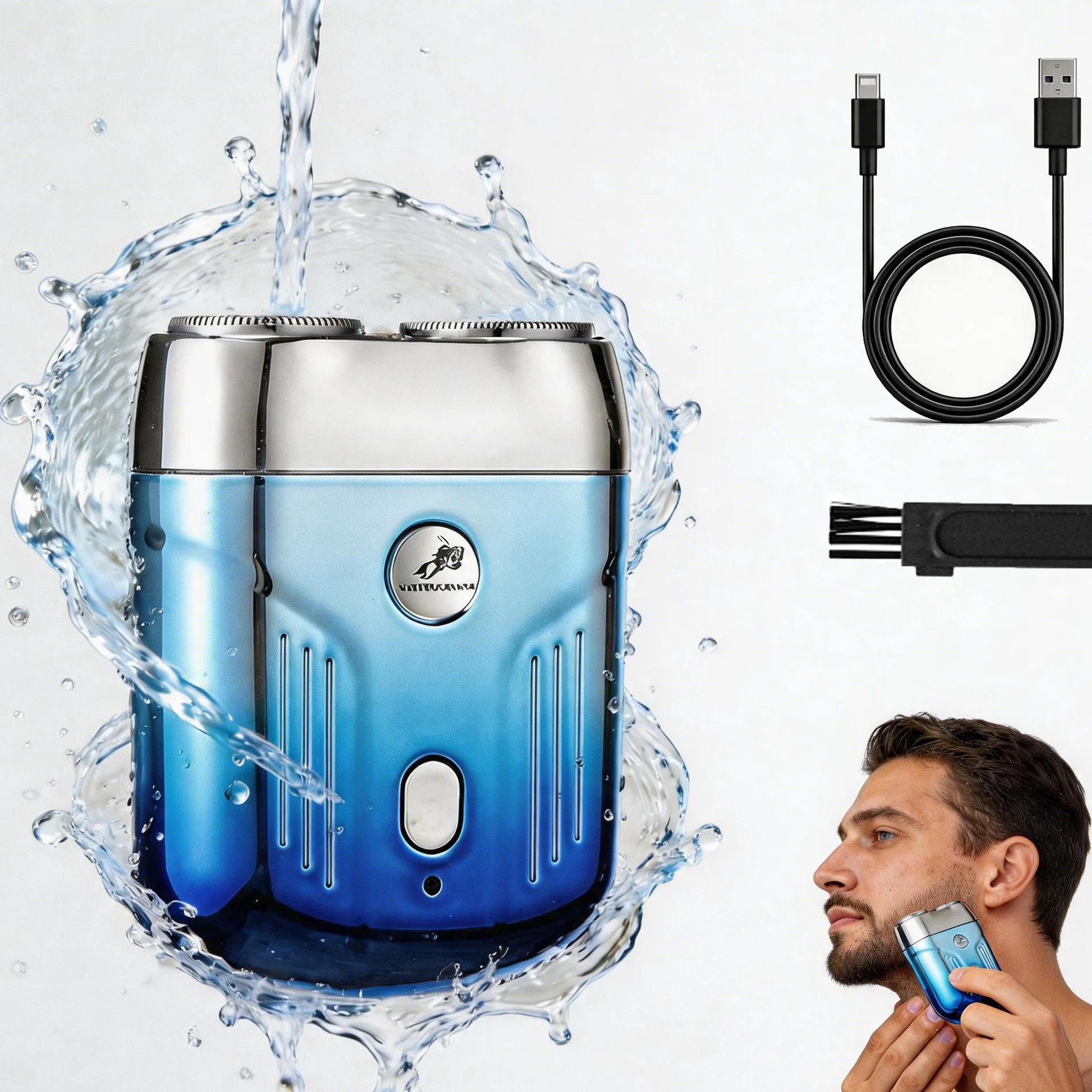 New Model Mini Dual-Head Electric Shaver, Upgrade Pocket Shaver, Washable Double Head Razor, USB Mini Portable Razor, Rechargeab
New Model Mini Dual-Head Electric Shaver, Upgrade Pocket Shaver, Washable Double Head Razor, USB Mini Portable Razor, Rechargeab