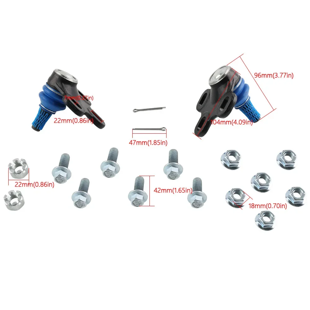 Front Adjustable Lower Ball Joint Camber Kit, Wheel Alignment Parts for 2016-2020 Honda Civic X FC FK SI RS 10th Gen
Front Adjustable Lower Ball Joint Camber Kit, Wheel Alignment Parts for 2016-2020 Honda Civic X FC FK SI RS 10th Gen