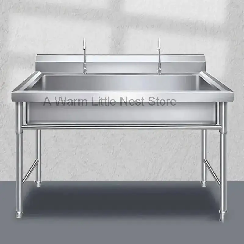 Commercial Stainless Steel Kitchen Sinks for Restaurant Integrated Single Washing Sinks School Custom Wash Basin with Bracket GM
Commercial Stainless Steel Kitchen Sinks for Restaurant Integrated Single Washing Sinks School Custom Wash Basin with Bracket GM