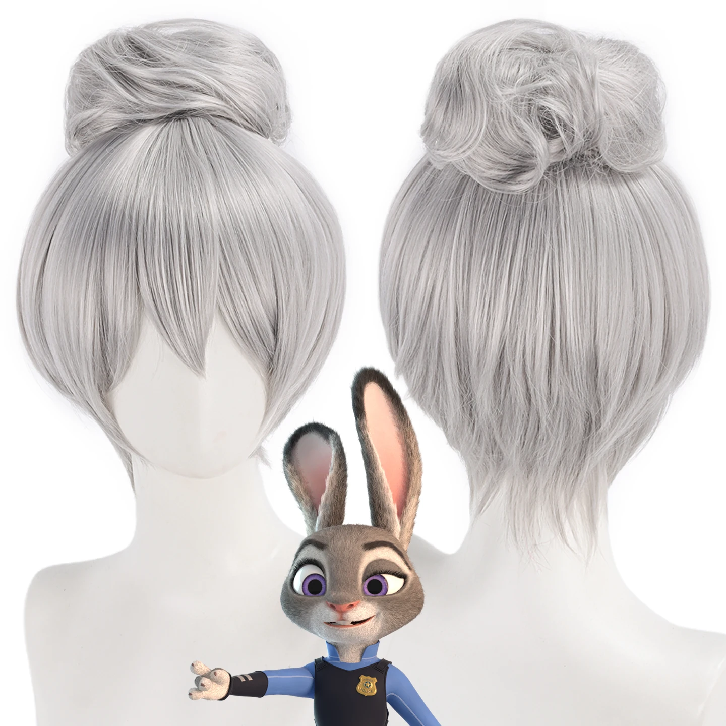 Cos Wig Judy Judy Zootopia 2 Silver Grey Contract Offer Ball Dress Style-Synthetic fiber wig
Cos Wig Judy Judy Zootopia 2 Silver Grey Contract Offer Ball Dress Style-Synthetic fiber wig