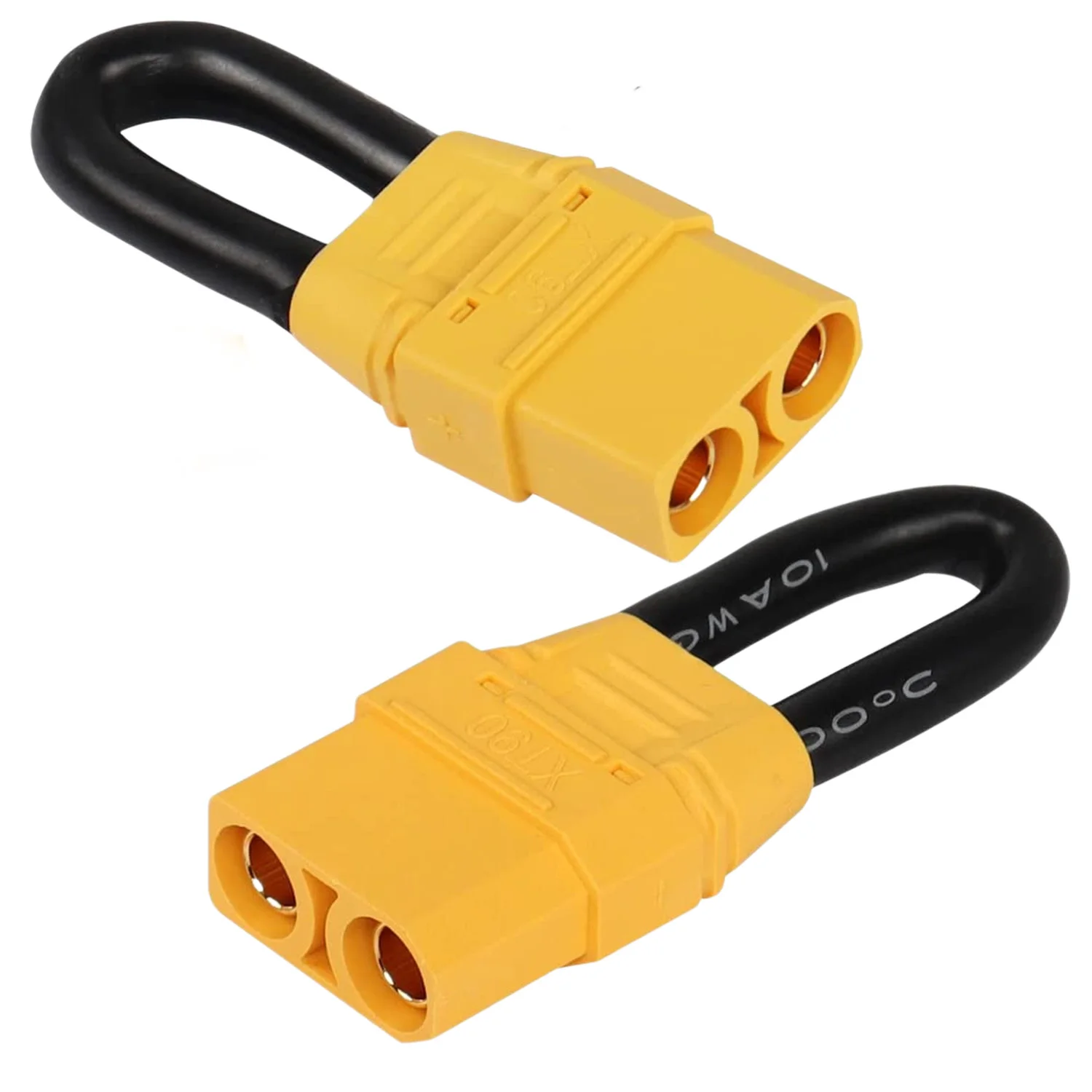 2pcs XT90 Female Short Circuit Connector Bind Plug Loop Double to Single Circuit Jumper Cable for RC Lipo Battery FPV Cord
2pcs XT90 Female Short Circuit Connector Bind Plug Loop Double to Single Circuit Jumper Cable for RC Lipo Battery FPV Cord