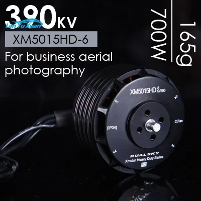 DUALSKY XM5015HD-6 390KV Plant Protection Logistics Aerial Photography Drone Multi Rotor Disc Motor
DUALSKY XM5015HD-6 390KV Plant Protection Logistics Aerial Photography Drone Multi Rotor Disc Motor